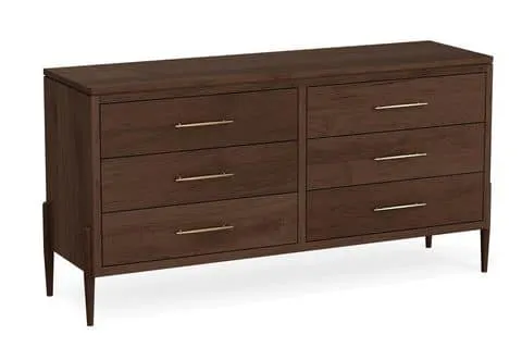 Simply Amish SSCEL-08F3 Celine 72″ 6-Drawer Dresser
