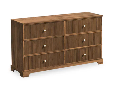 Simply Amish SSPRE-08F2 Prescott 60" 6-Drawer Dresser Simply Amish SSPRE-08F2 Prescott 60" 6-Drawer Dresser