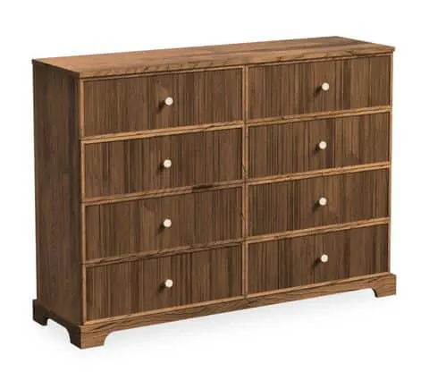 Simply Amish SSPRE-08H3 Prescott 72″ 8-Drawer Dresser