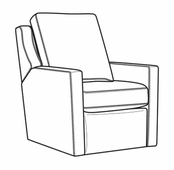 CR Laine L1725-05SWMR Heath Leather Swivel Manual Recliner CR Laine L1725-05SWMR Heath Leather Swivel Manual Recliner