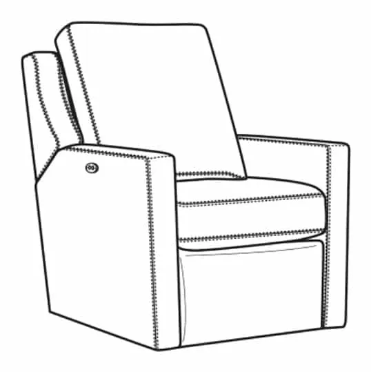 CR Laine L1725-05SWPR Heath Leather Swivel Power Recliner CR Laine L1725-05SWPR Heath Leather Swivel Power Recliner