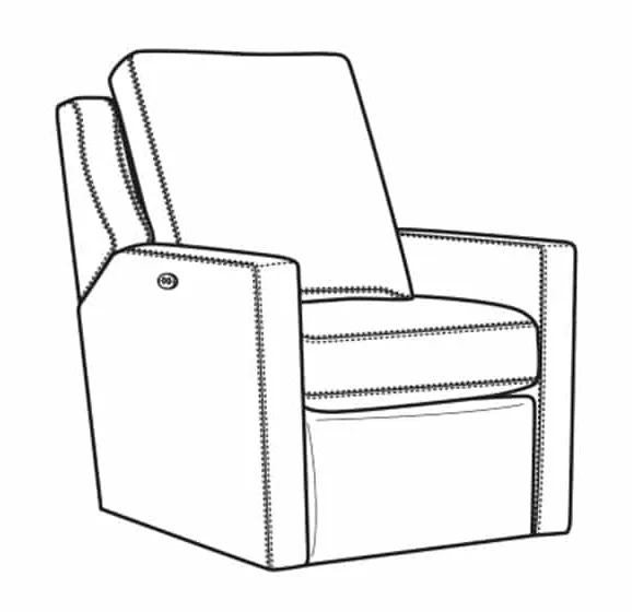 CR Laine L1725-05SWPR Heath Leather Swivel Power Recliner CR Laine L1725-05SWPR Heath Leather Swivel Power Recliner