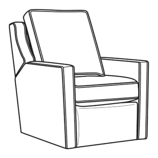 CR Laine 1726-05SWMR Harper Swivel Manual Recliner CR Laine 1726-05SWMR Harper Swivel Manual Recliner