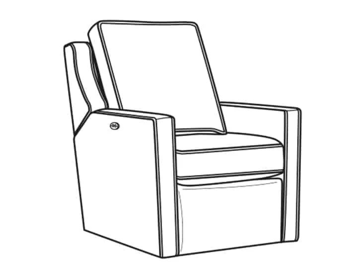 CR Laine 1726-05SWPR Harper Swivel Power Recliner