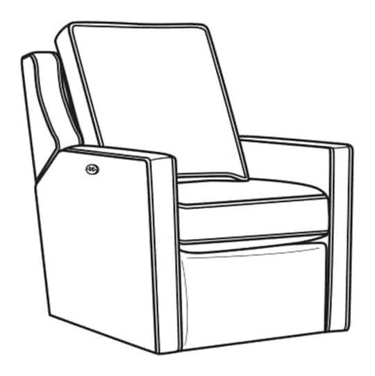 CR Laine 1726-05SWPR Harper Swivel Power Recliner CR Laine 1726-05SWPR Harper Swivel Power Recliner