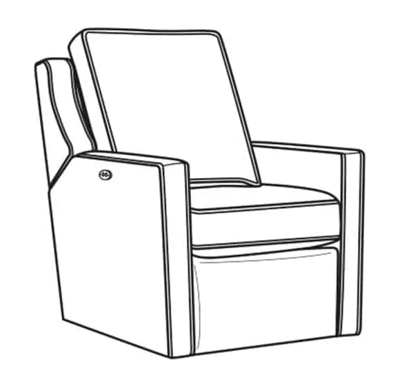 CR Laine 1726-05SWPR Harper Swivel Power Recliner CR Laine 1726-05SWPR Harper Swivel Power Recliner