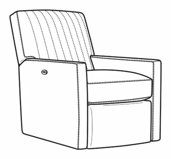 CR Laine 1775-05CHSWPR Malcolm Swivel Power Recliner Channel Back CR Laine 1775-05CHSWPR Malcolm Swivel Power Recliner Channel Back