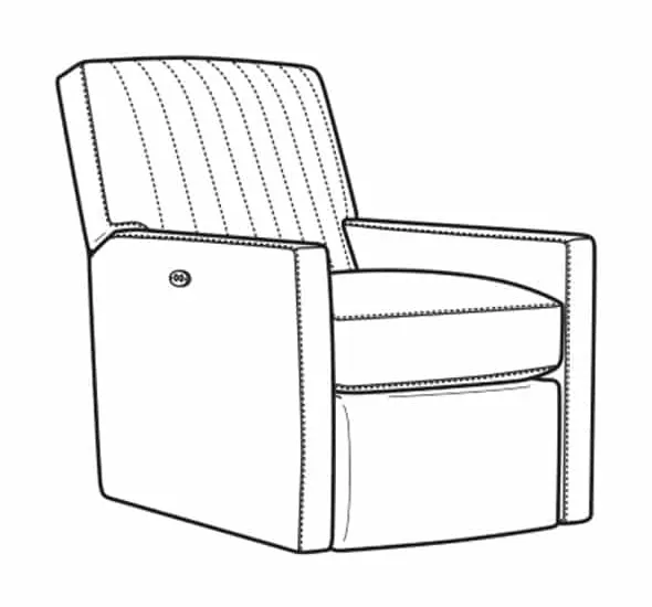 CR Laine 1775-05CHSWPR Malcolm Swivel Power Recliner Channel Back CR Laine 1775-05CHSWPR Malcolm Swivel Power Recliner Channel Back