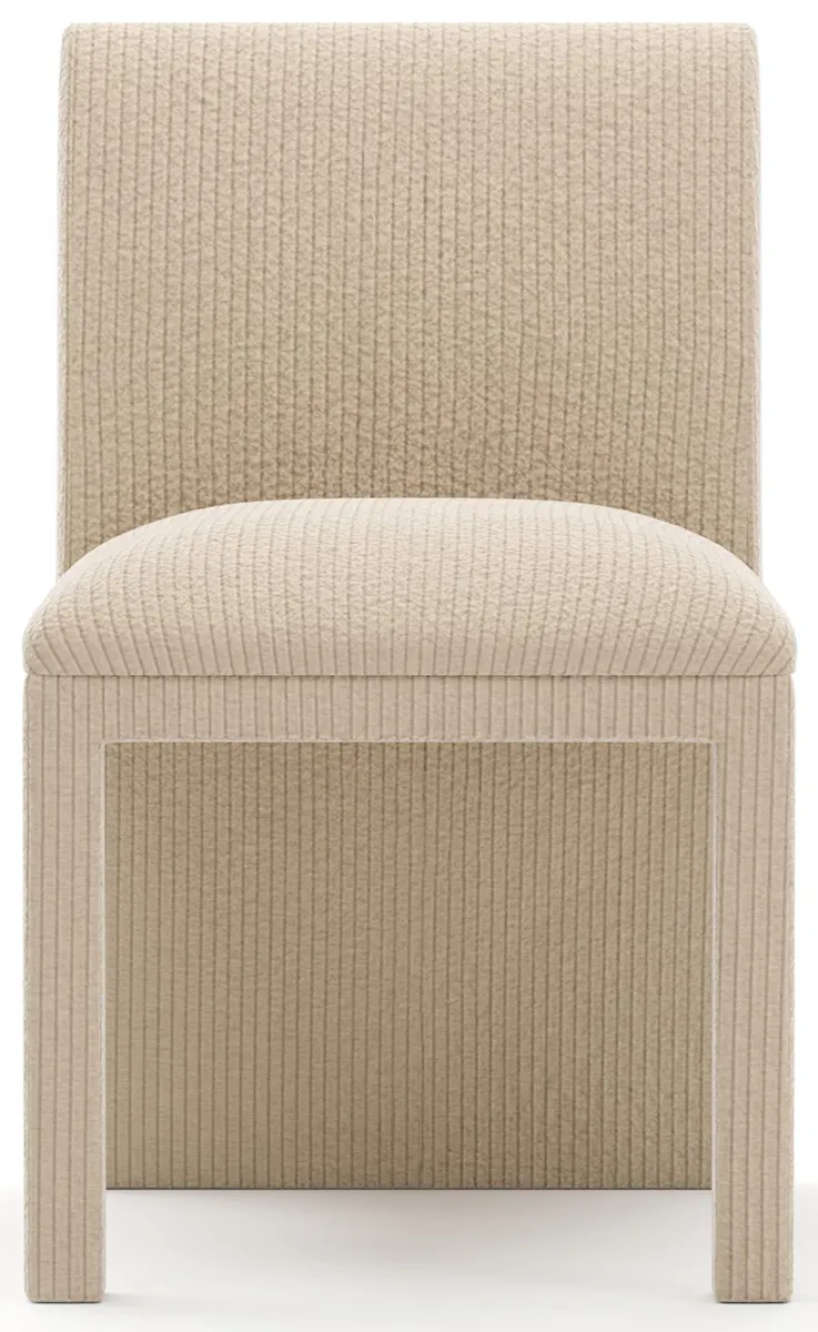 Caracole CLA-425V-291B Precipice Uph Dining Chair Oatmeal Caracole CLA-425V-291B Precipice Uph Dining Chair Oatmeal