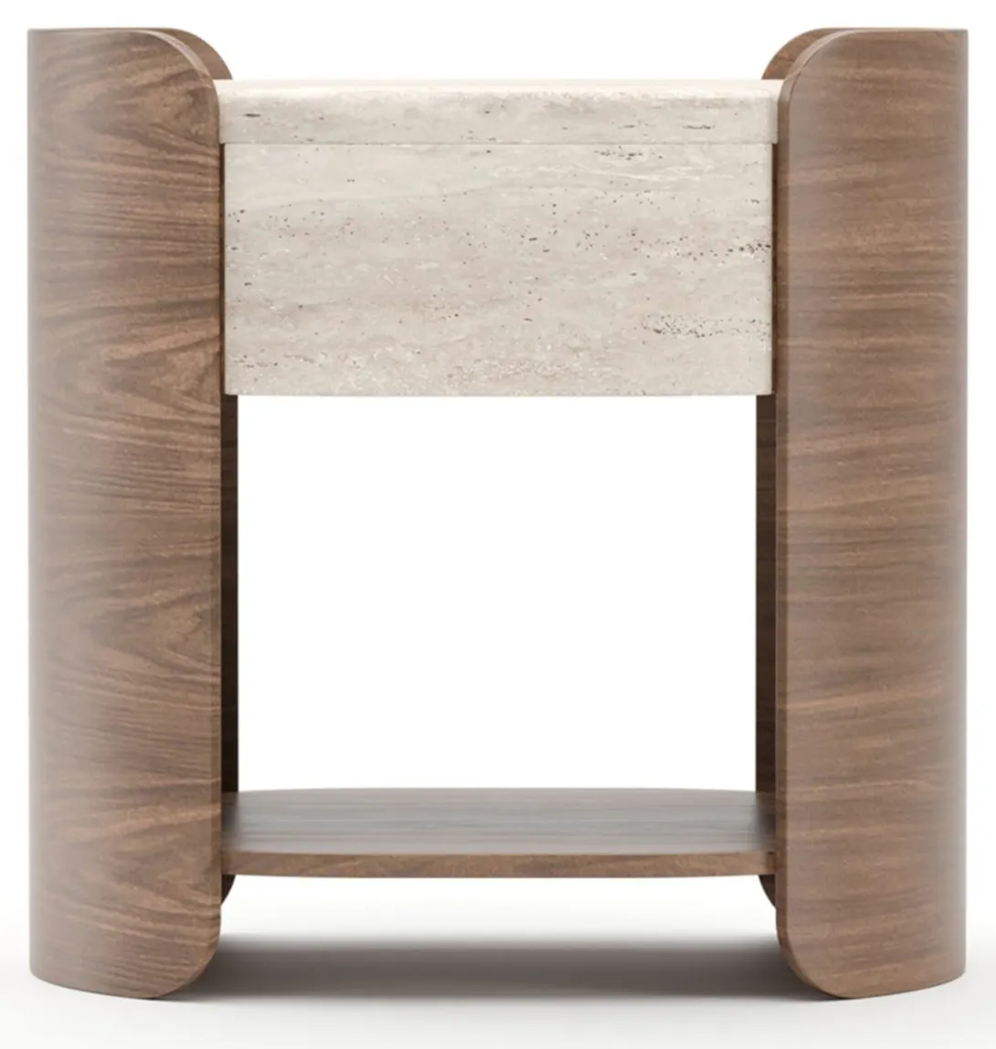 Caracole CLA-425V-0611 Fleur Open Nightstand Caracole CLA-425V-0611 Fleur Open Nightstand
