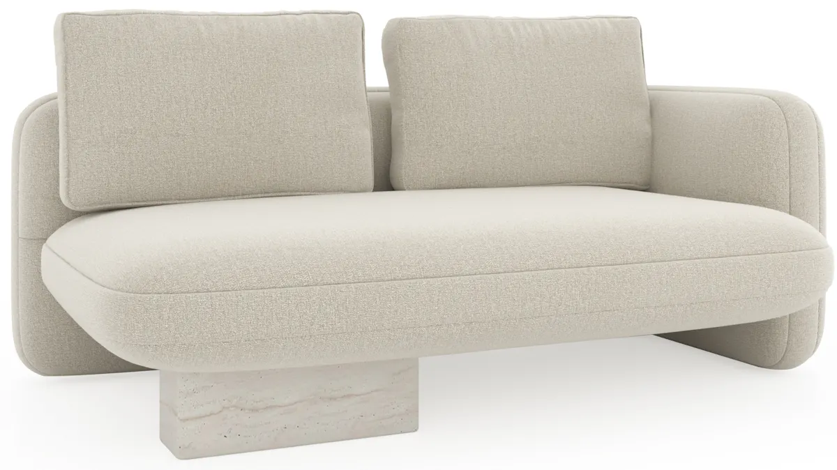 Caracole UPH-425V-RL5-B Overlap RAF Loveseat Ecru Caracole UPH-425V-RL5-B Overlap RAF Loveseat Ecru