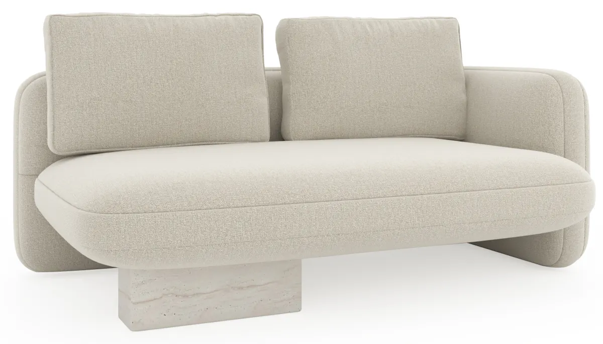 Caracole UPH-425V-RL5-B Overlap RAF Loveseat Ecru Caracole UPH-425V-RL5-B Overlap RAF Loveseat Ecru