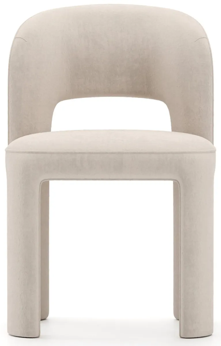 Caracole CLA-425V-282 Overlap Side Chair Ivory Caracole CLA-425V-282 Overlap Side Chair Ivory