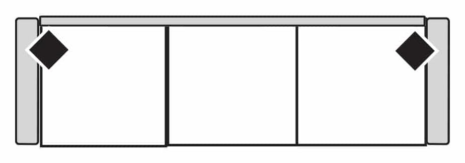 Four Seasons 70095S RYANNE 3 SEAT SOFA Four Seasons 70095S RYANNE 3 SEAT SOFA