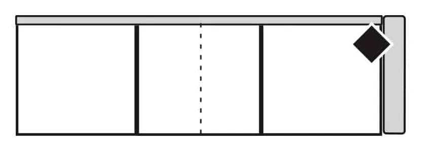 Four Seasons U7-337Q-RSF MCMICHAEL 37" RSF 3 SEAT QUEEN SLEEPER UPHOLSTERED WITHOUT SKIRT Four Seasons U7-337Q-RSF MCMICHAEL 37" RSF 3 SEAT QUEEN SLEEPER UPHOLSTERED WITHOUT SKIRT
