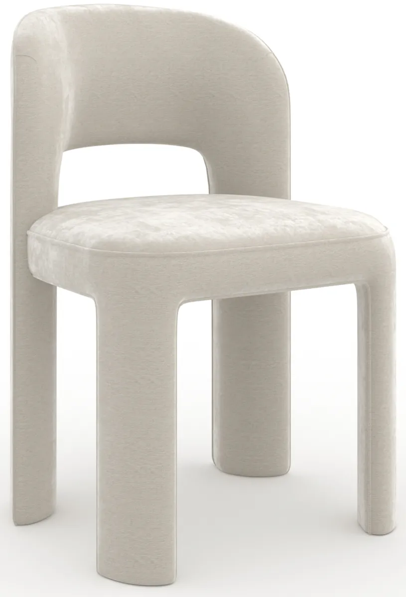 Caracole CLA-425V-282 Overlap Side Chair Ivory Caracole CLA-425V-282 Overlap Side Chair Ivory
