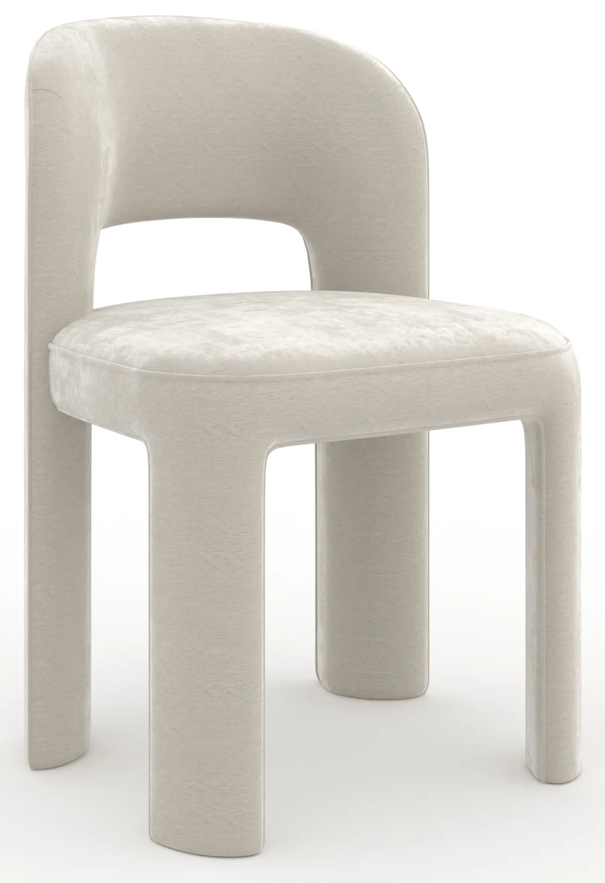 Caracole CLA-425V-282 Overlap Side Chair Ivory Caracole CLA-425V-282 Overlap Side Chair Ivory