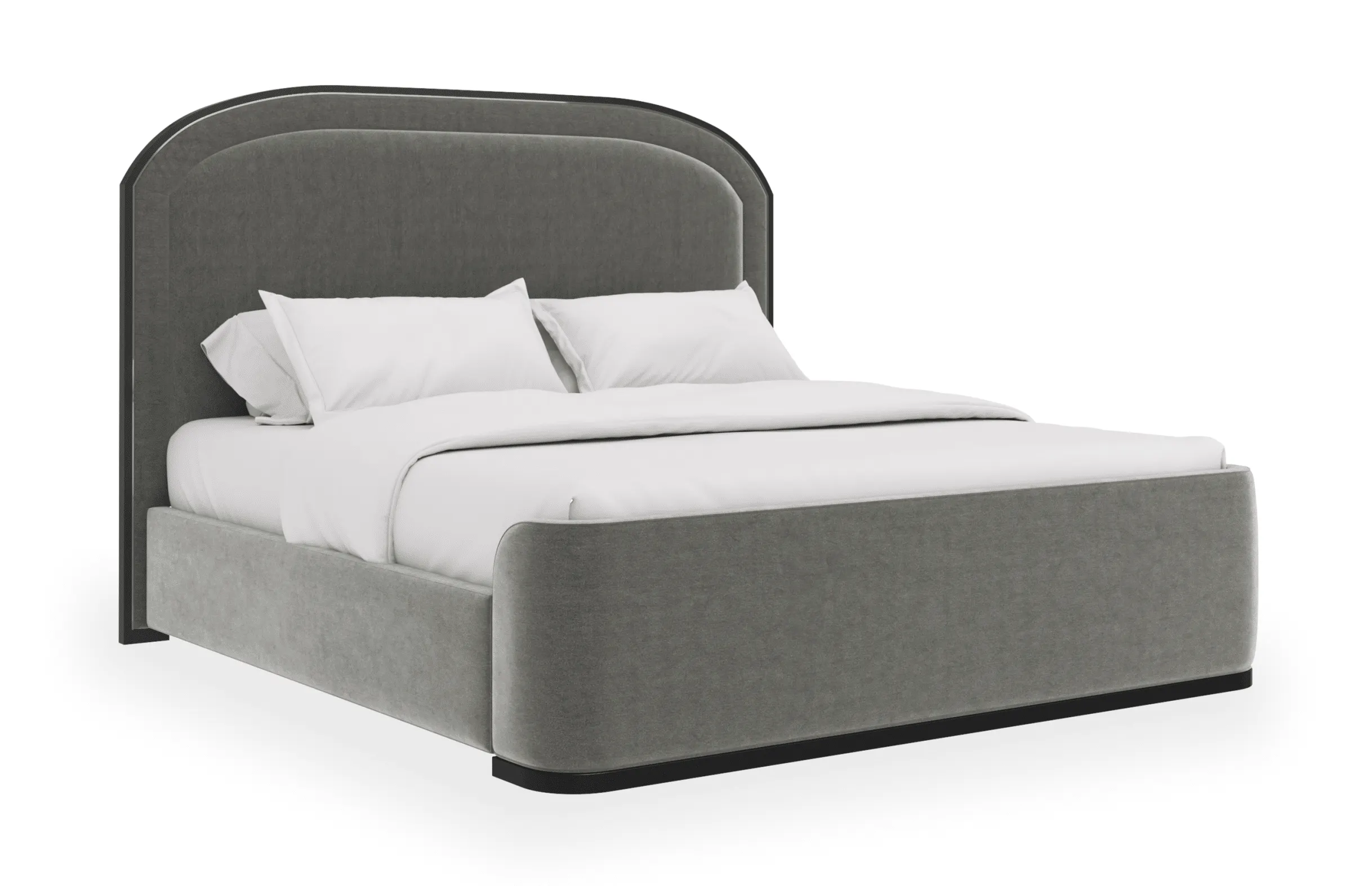 Caracole CLA-425V-125 Wanderlust Kg Bed Pewter
