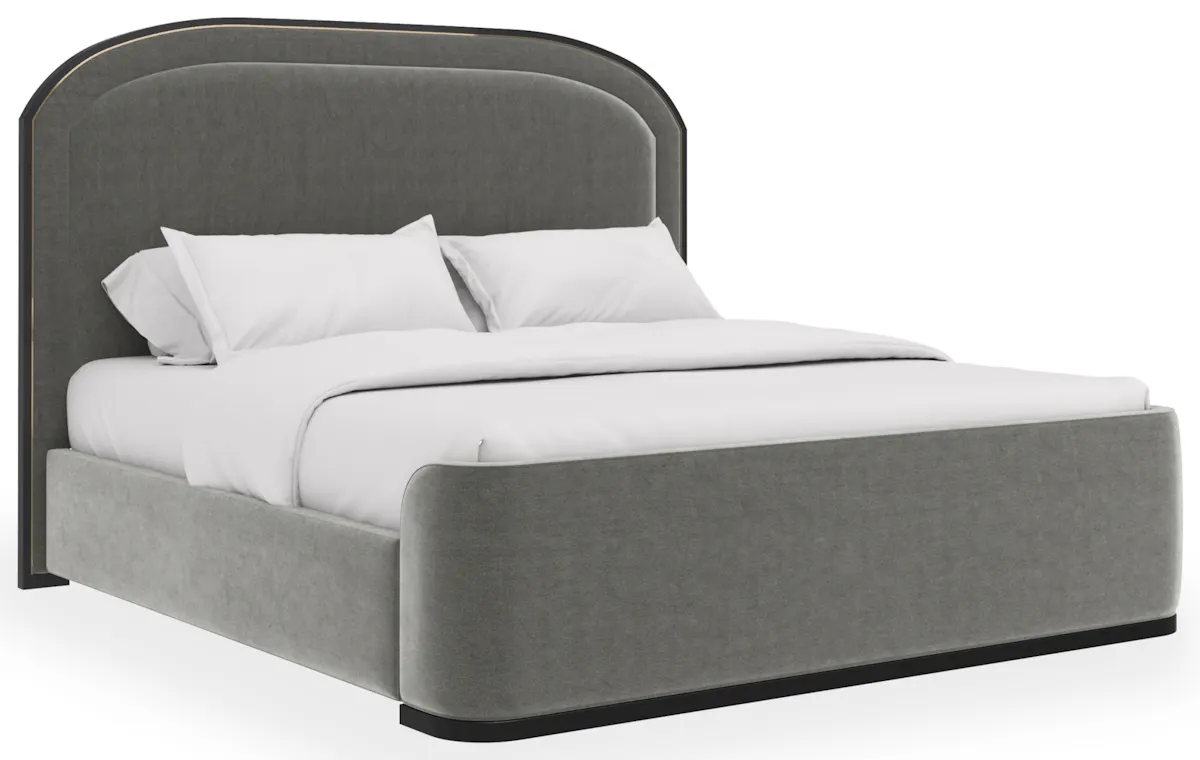 Caracole CLA-425V-125 Wanderlust Kg Bed Pewter Caracole CLA-425V-125 Wanderlust Kg Bed Pewter
