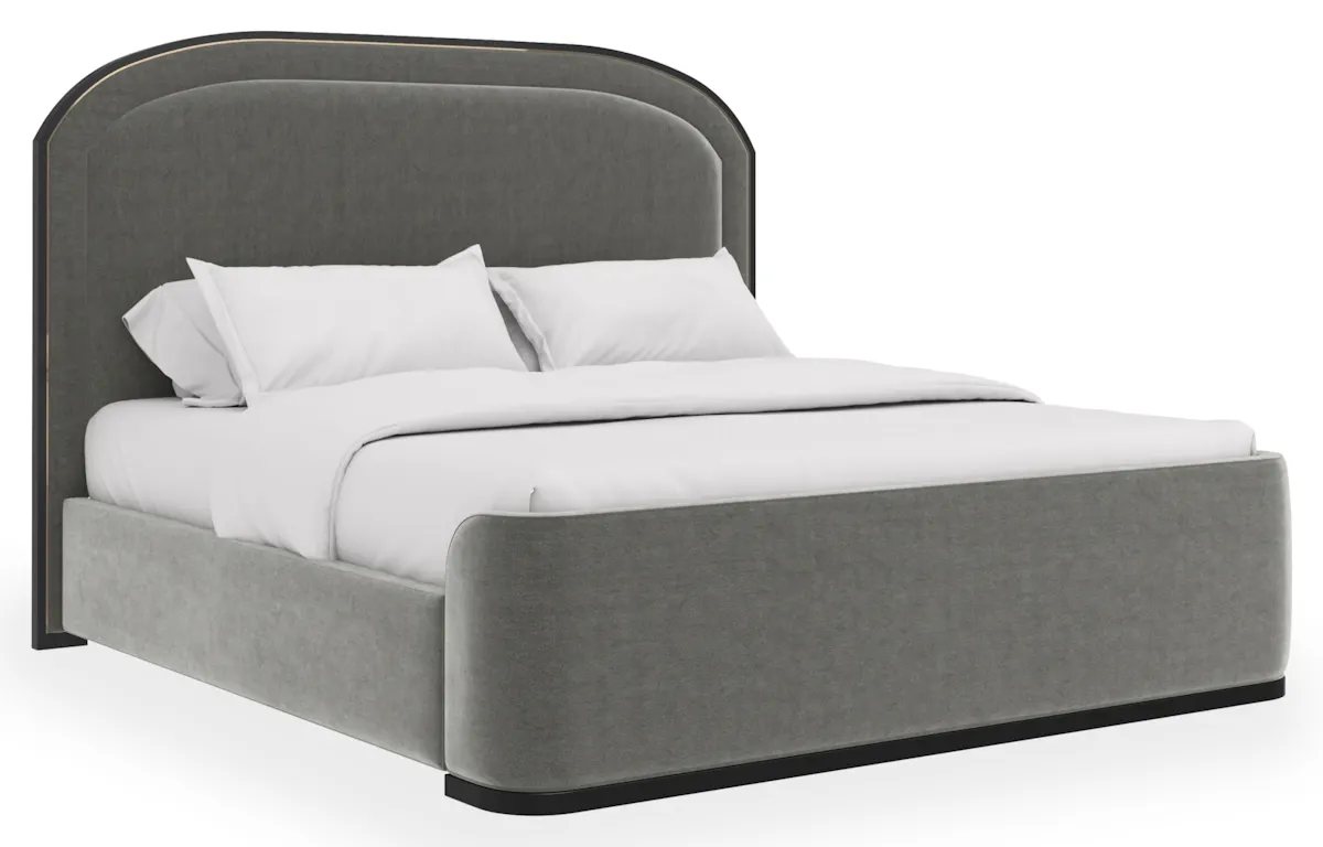 Caracole CLA-425V-125 Wanderlust Kg Bed Pewter Caracole CLA-425V-125 Wanderlust Kg Bed Pewter