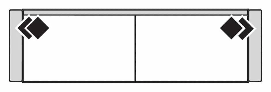 Four Seasons 6-241Q WINSTON 41" DEEP 2 SEAT QSLP Four Seasons 6-241Q WINSTON 41" DEEP 2 SEAT QSLP
