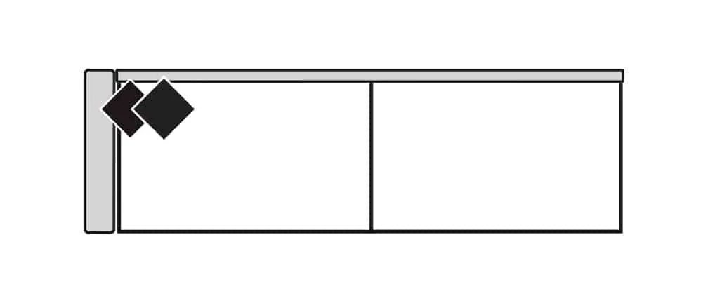Four Seasons 3-241S-LSF CARLTON 41″ DEEP LSF 2 SEAT SOFA