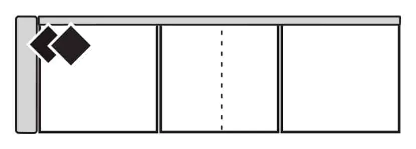 Four Seasons U7-341Q-LSF MCMICHAEL 41" DEEP LSF 3 SEAT QUEEN SLEEPER UPHOLSTERED WITHOUT SKIRT Four Seasons U7-341Q-LSF MCMICHAEL 41" DEEP LSF 3 SEAT QUEEN SLEEPER UPHOLSTERED WITHOUT SKIRT