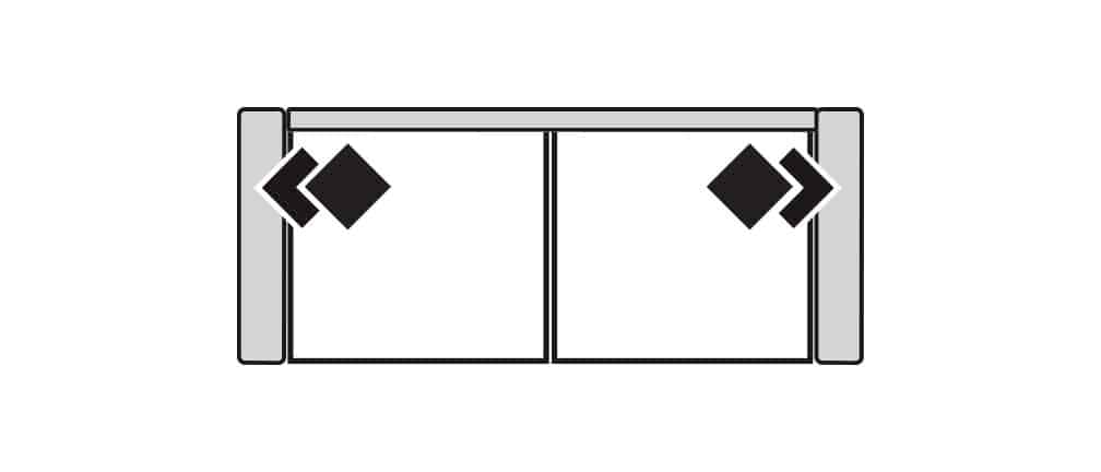 Four Seasons 8-241LSS PALMER 41″ DEEP LOVESEAT SLEEPER