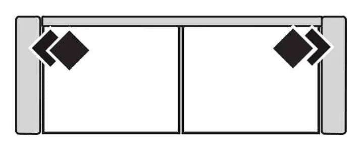 Four Seasons 4-241THS EASTON 41" DEEP 2 SEAT TOWNHOUSE SOFA Four Seasons 4-241THS EASTON 41" DEEP 2 SEAT TOWNHOUSE SOFA