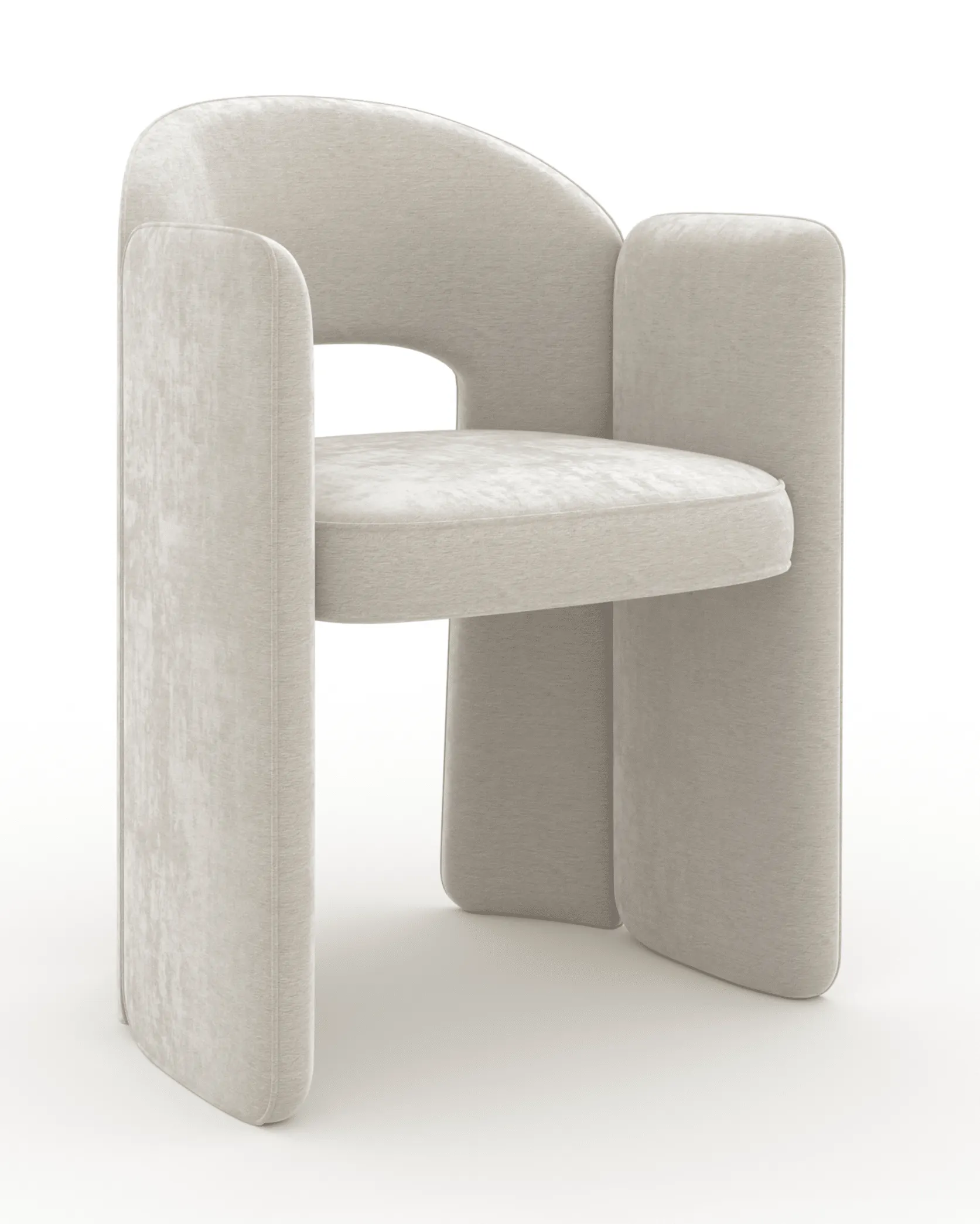 Caracole CLA-425V-272 Overlap Arm Dining Chair