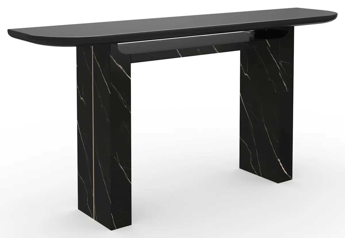 Caracole CLA-425V-441 Overlap Console Dark Caracole CLA-425V-441 Overlap Console Dark