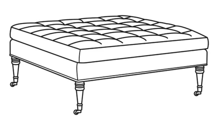 CR Laine 5027-07 Riley Square Ottoman CR Laine 5027-07 Riley Square Ottoman