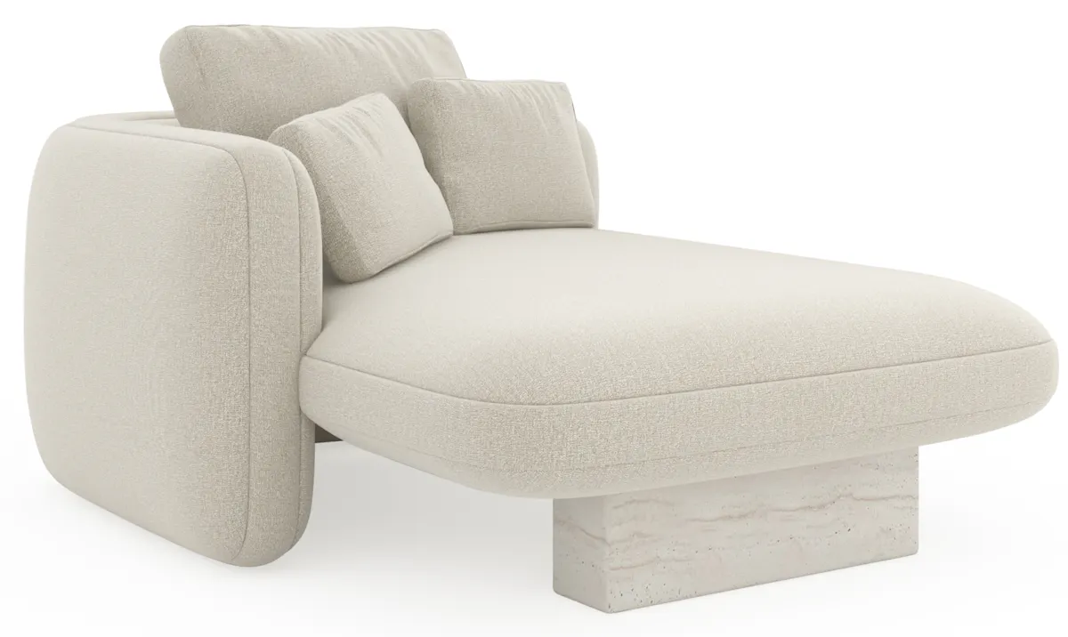 Caracole UPH-425V-LH5-B Overlap LAF Chaise Ecru Caracole UPH-425V-LH5-B Overlap LAF Chaise Ecru