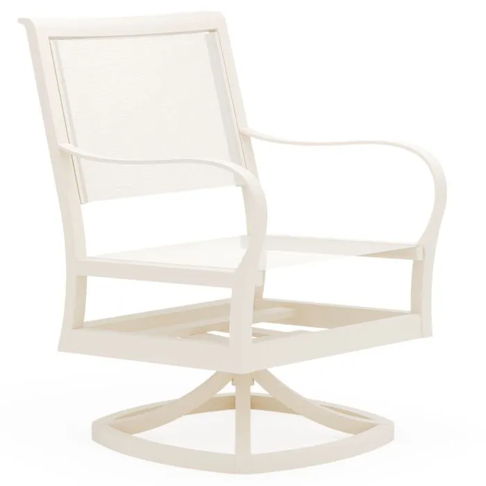 Woodard 5S0472 Scala Sling Swivel Dining Chair