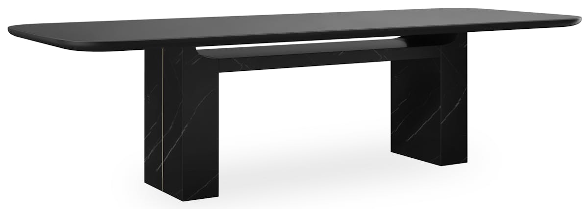 Caracole CLA-425V-2011 Overlap Rectangle Dining Table Dark Caracole CLA-425V-2011 Overlap Rectangle Dining Table Dark