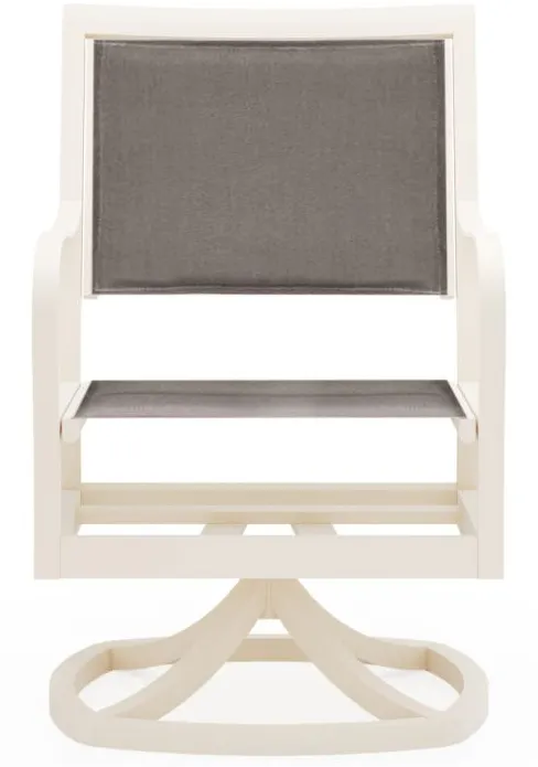 Woodard 5S0572 Scala Padded Sling Swivel Dining Chair Woodard 5S0572 Scala Padded Sling Swivel Dining Chair
