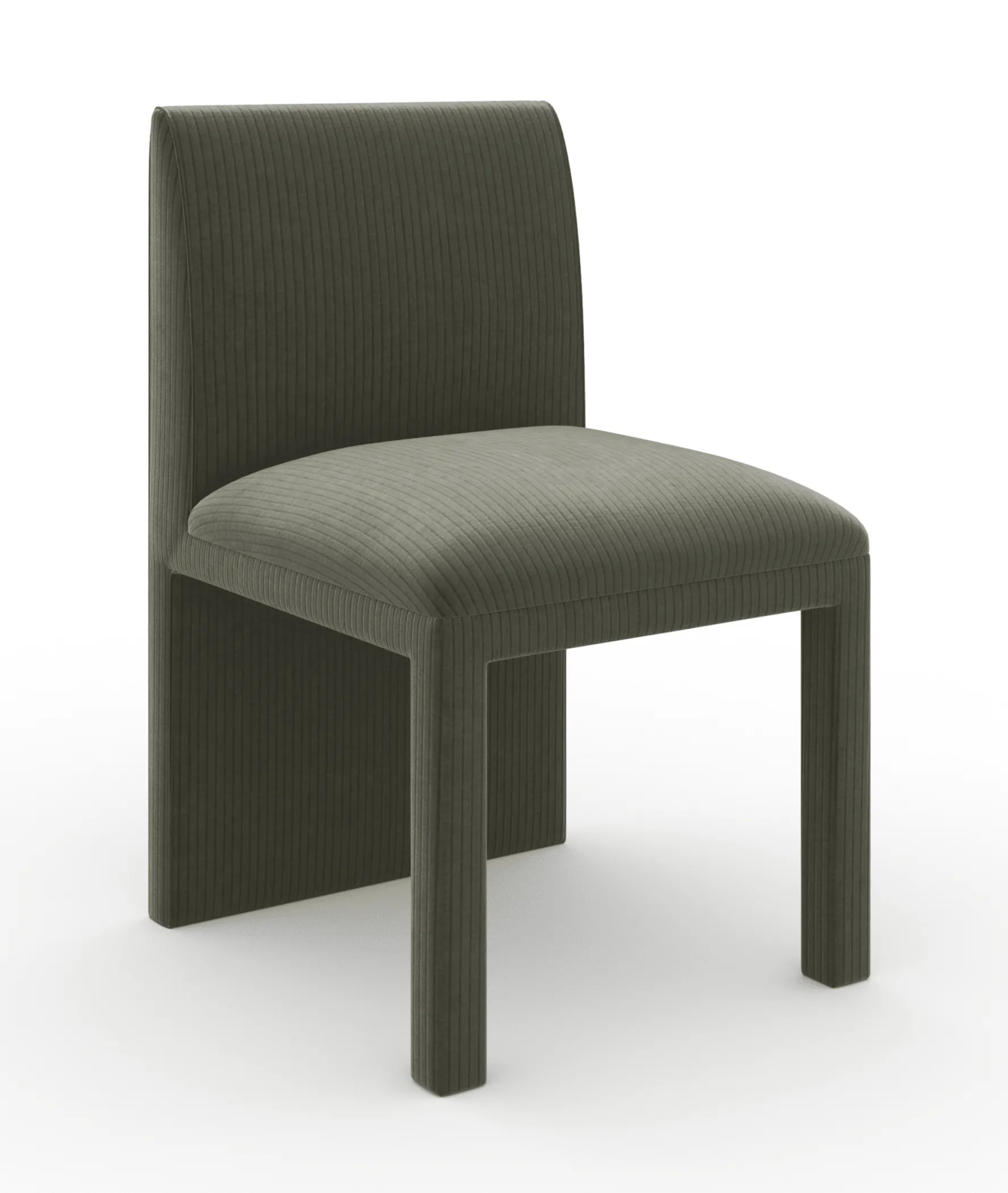 Caracole CLA-425V-291C Precipice Uph Dining Chair Eucalyptus