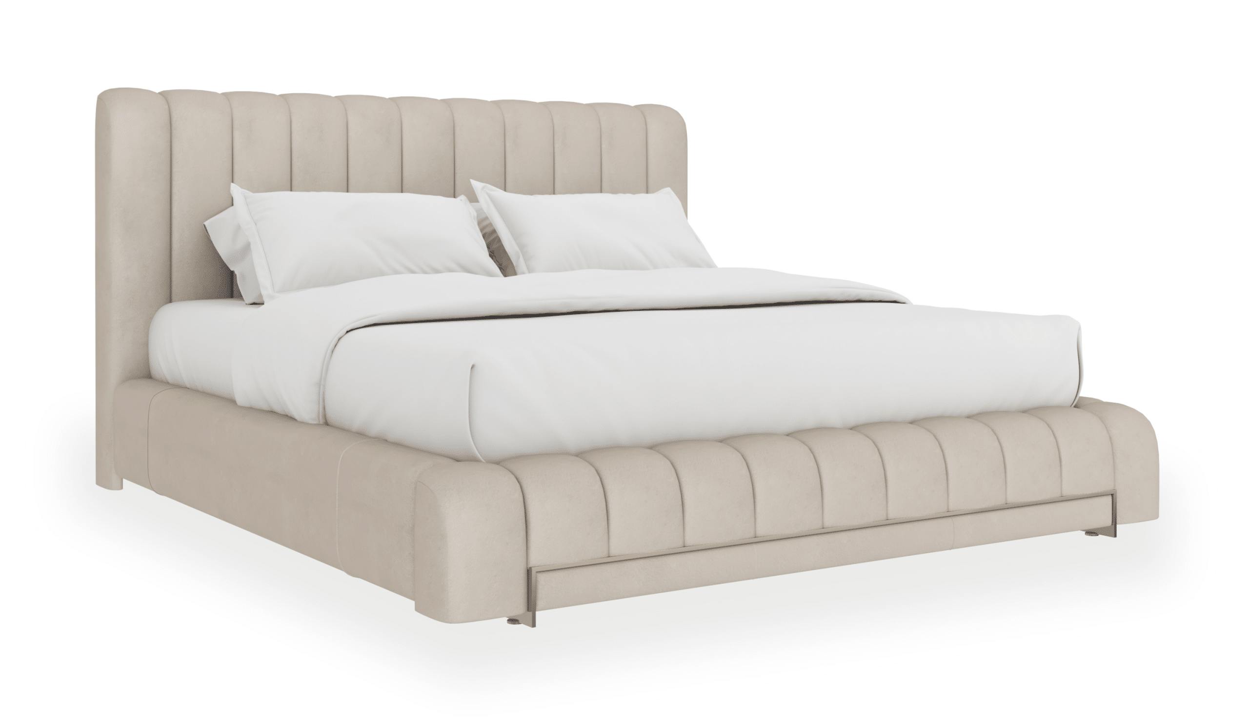 Caracole CLA-425V-126 Well Balanced Kg Bed Ecru