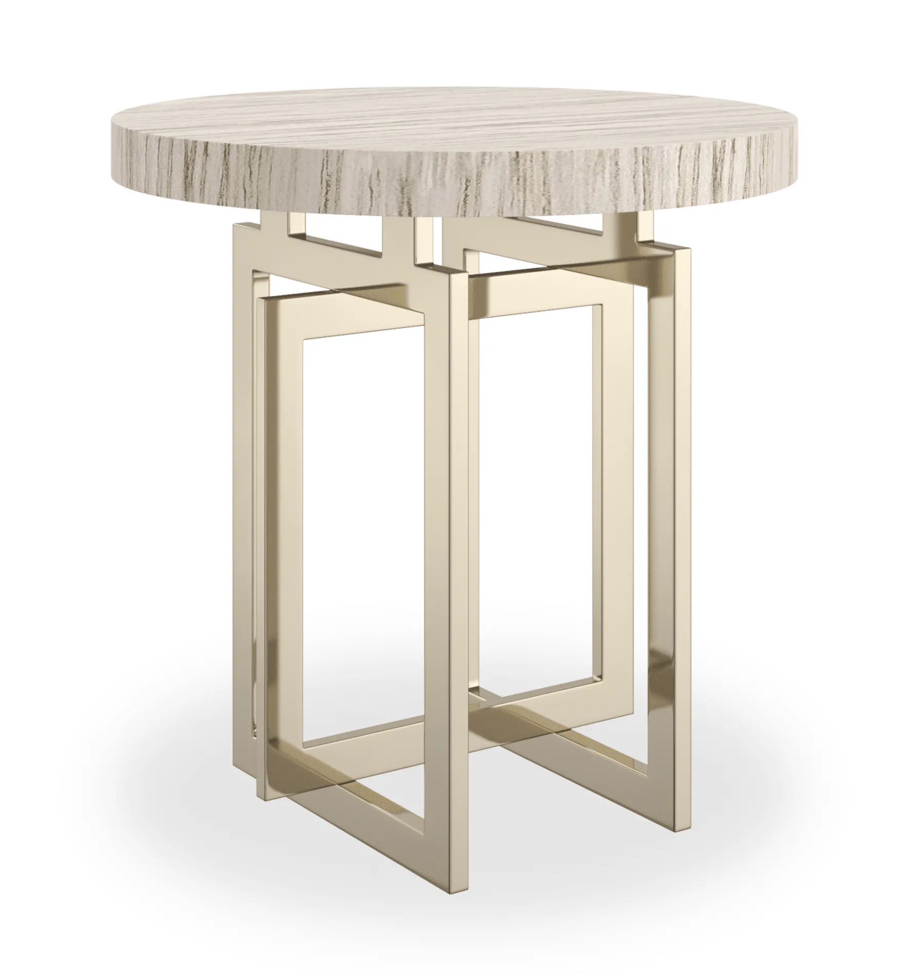 Caracole CLA-425V-4116 Wish You Were Here Rnd Side Table Lt