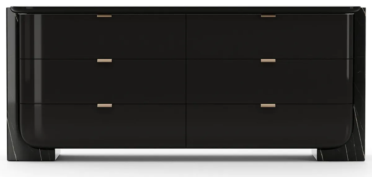 Caracole CLA-425V-017 Overlap Dresser Dark Caracole CLA-425V-017 Overlap Dresser Dark