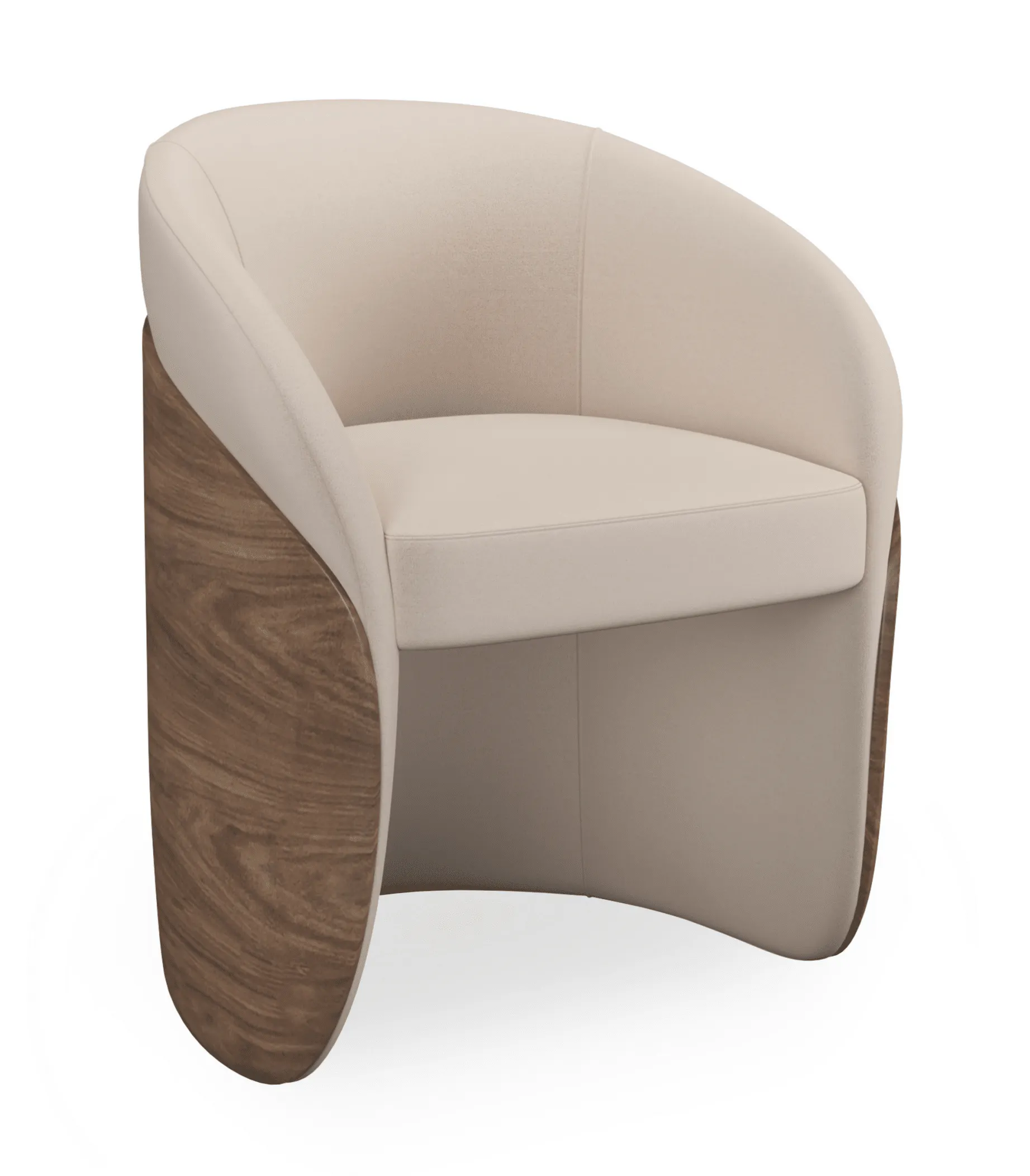 Caracole UPH-425V-135-A Fleur Wood Back Dining Chair