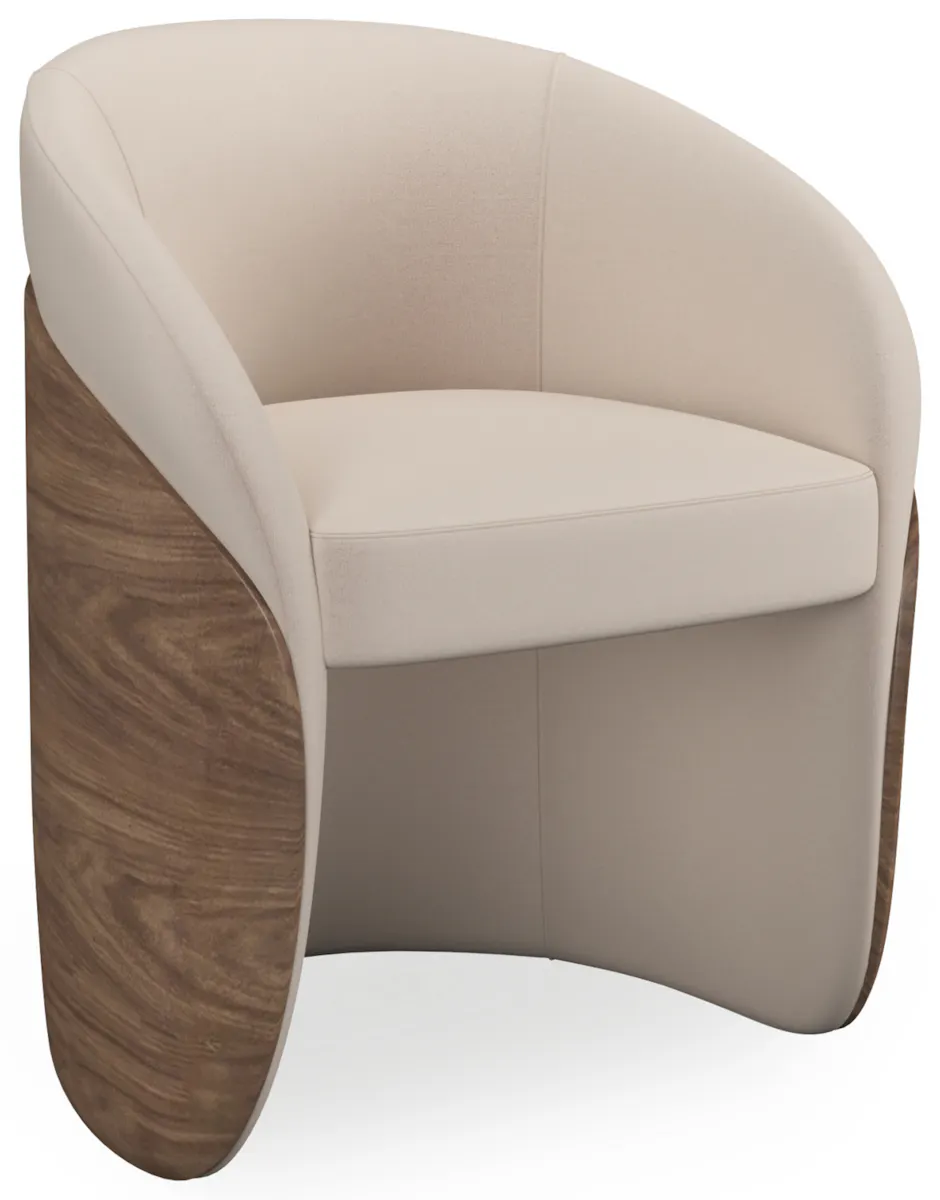 Caracole UPH-425V-135-A Fleur Wood Back Dining Chair Caracole UPH-425V-135-A Fleur Wood Back Dining Chair