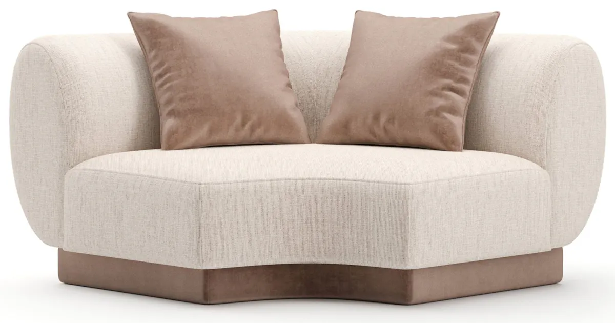 Caracole UPH-425V-CR1-A Seta Corner Oatmeal Caracole UPH-425V-CR1-A Seta Corner Oatmeal