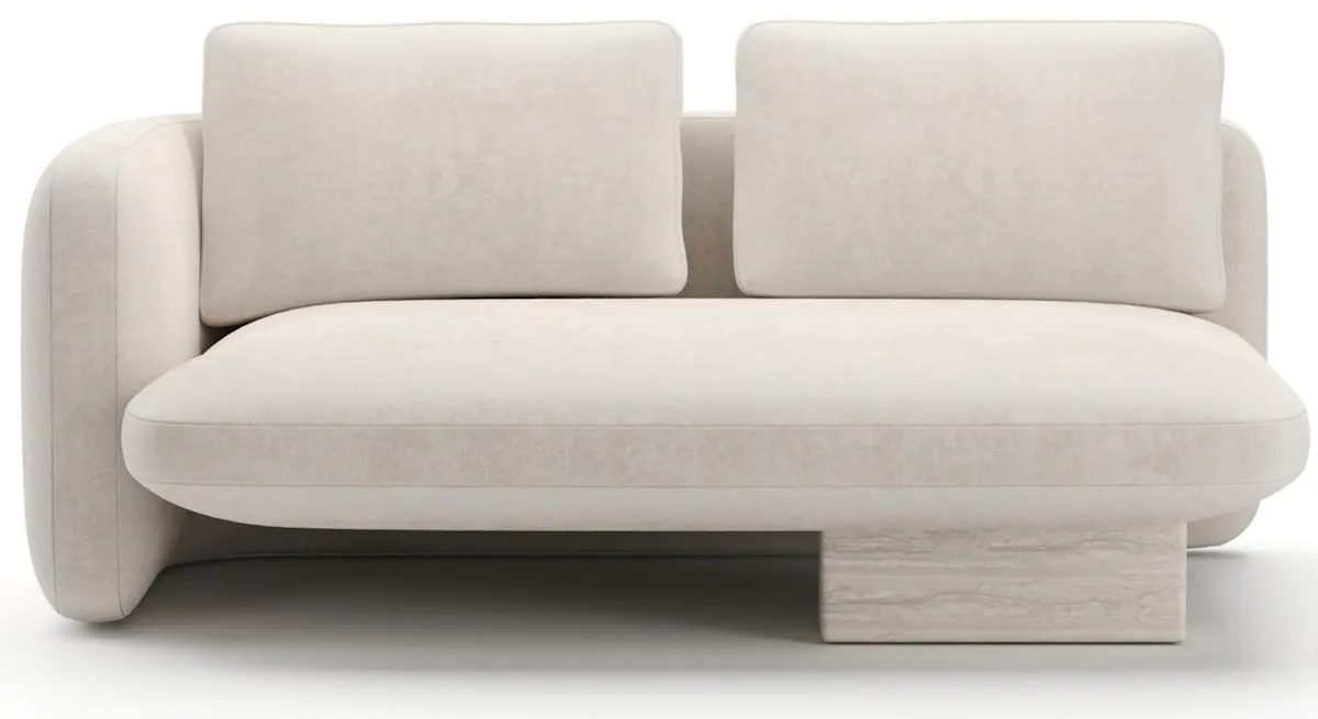 Caracole UPH-425V-LL5-B Overlap LAF Loveseat Ecru Caracole UPH-425V-LL5-B Overlap LAF Loveseat Ecru