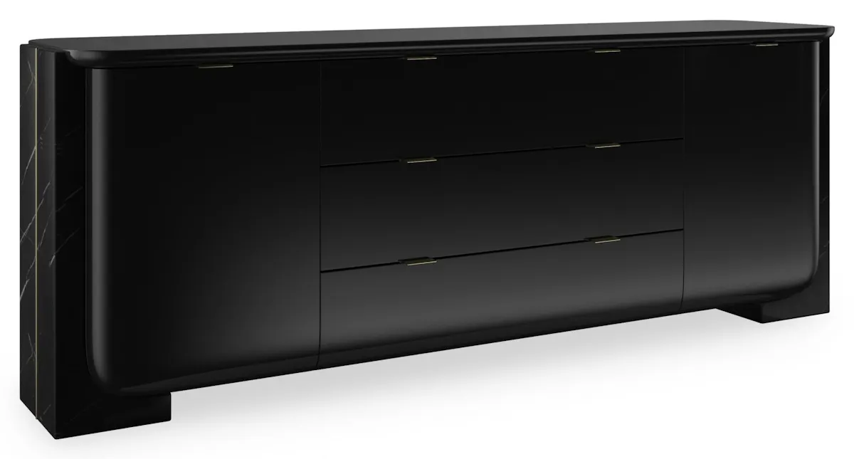 Caracole CLA-425V-254 Overlap Sideboard Dark Caracole CLA-425V-254 Overlap Sideboard Dark