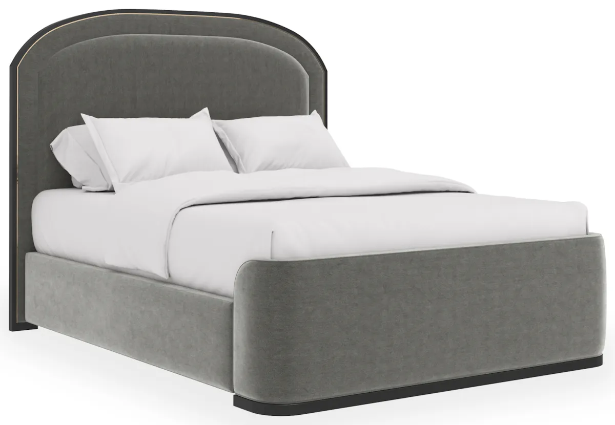 Caracole CLA-425V-105 Wanderlust Qn Bed Pewter Caracole CLA-425V-105 Wanderlust Qn Bed Pewter