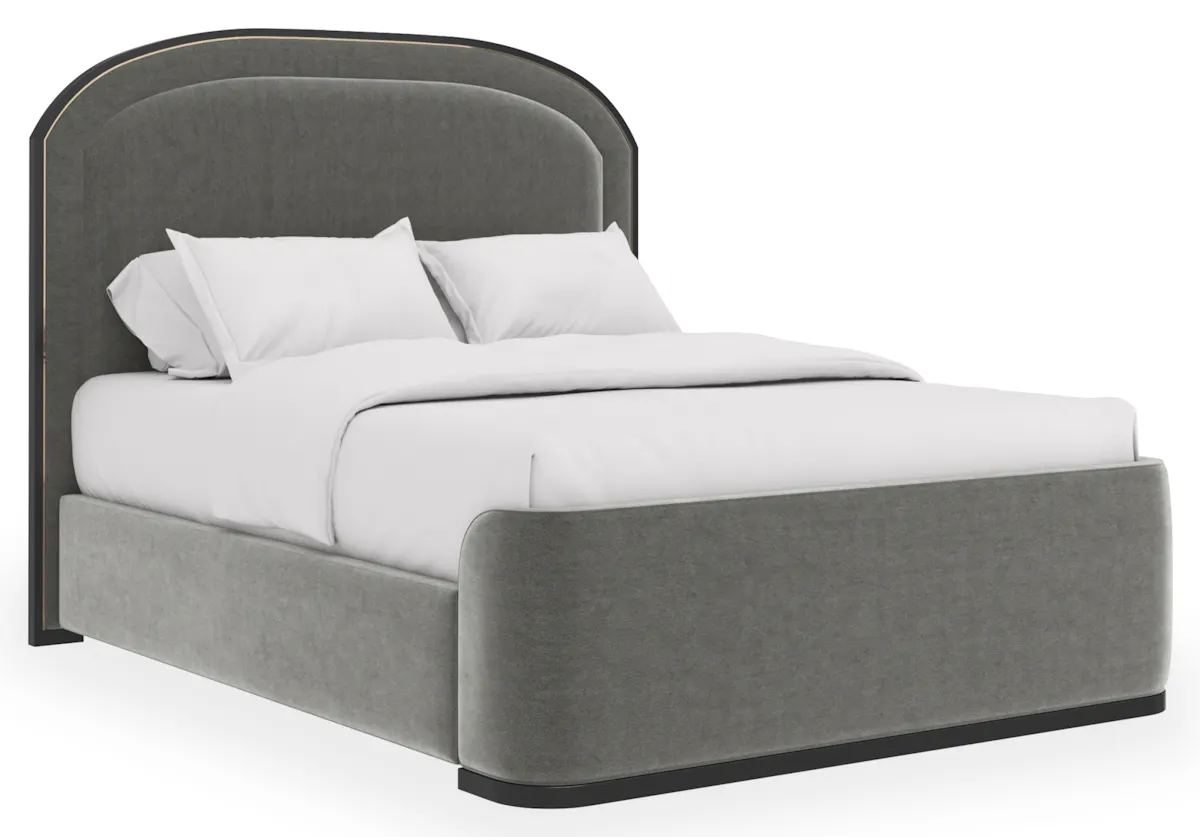 Caracole CLA-425V-105 Wanderlust Qn Bed Pewter Caracole CLA-425V-105 Wanderlust Qn Bed Pewter