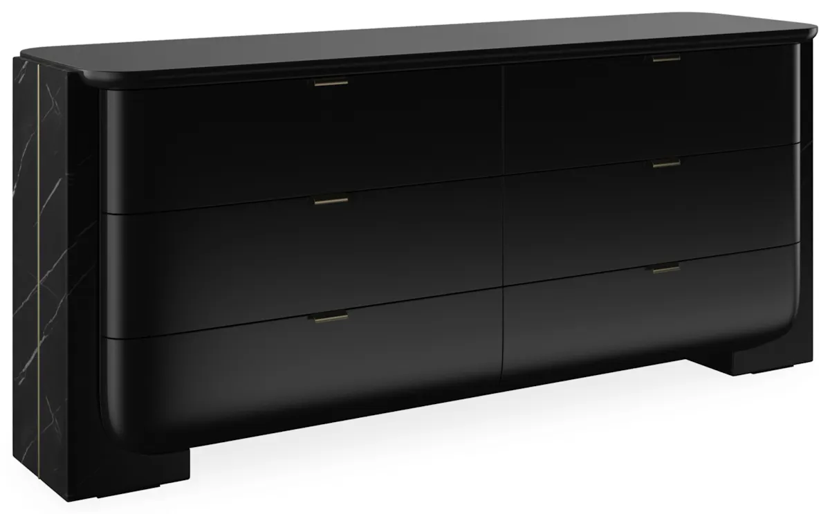 Caracole CLA-425V-017 Overlap Dresser Dark Caracole CLA-425V-017 Overlap Dresser Dark