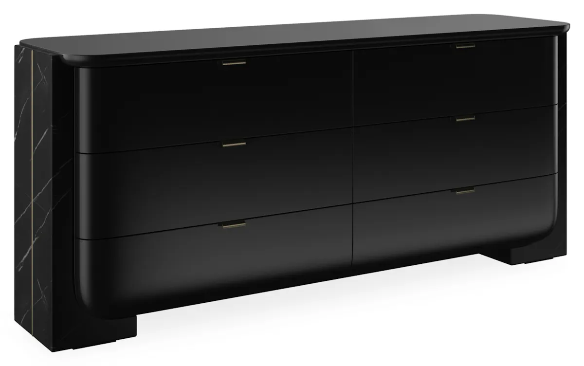 Caracole CLA-425V-017 Overlap Dresser Dark Caracole CLA-425V-017 Overlap Dresser Dark