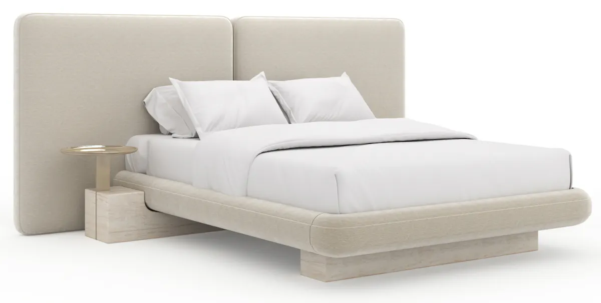 Caracole CLA-425V-108 Overlap Uph 2 Panel Qn Bed Ivory Caracole CLA-425V-108 Overlap Uph 2 Panel Qn Bed Ivory